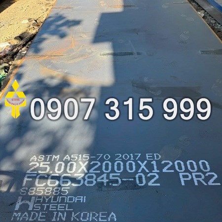 Thép tấm chịu nhiệt a515 10ly 12ly 14ly 16ly 18ly 20ly 25ly gia công ống thép